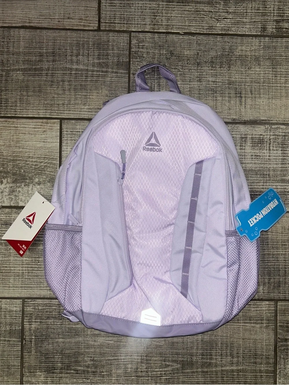 Reebok Leif 18” Laptop Purple Everyday Backpack